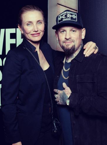 Robin Madden son Benji Madden with his wife Cameron Diaz